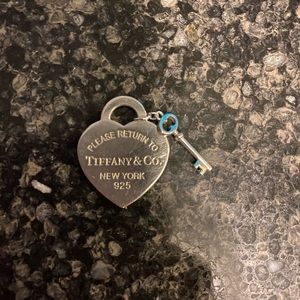 Tiffany and Co. Heart and Key Pendant